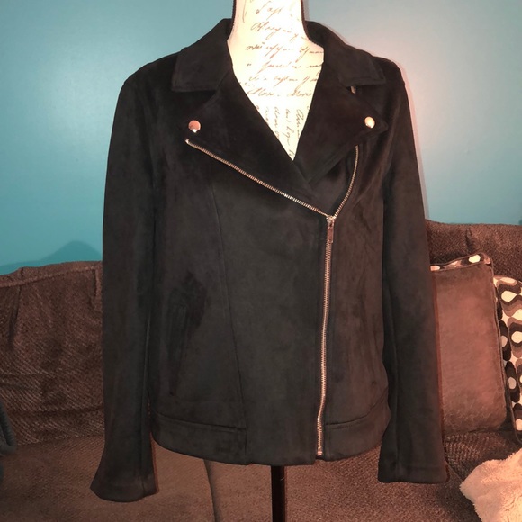 Old Navy Jackets & Blazers - Old Navy “Suede” Moto Jacket, Large